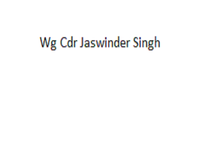 Wg Cdr Jaswinder Singh
