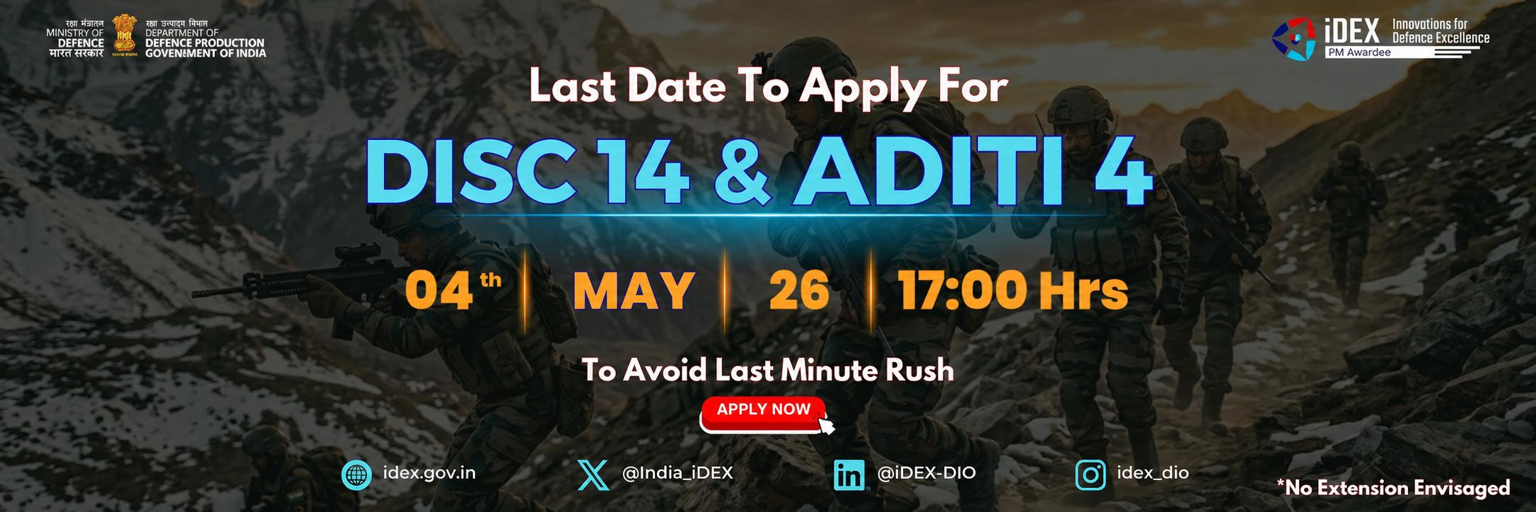 Last Date to Apply 04-May-2026